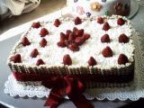 bolo de mousse de morango
