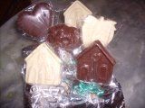 pirulito de chocolate